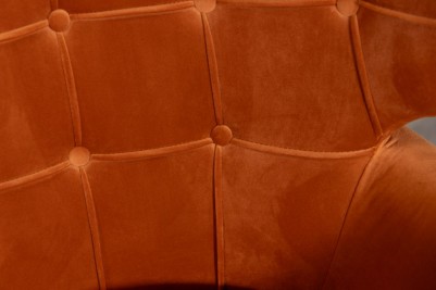 orange-velvet-accent-chair-buttons